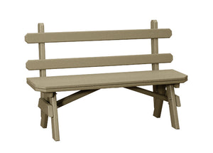 Garden Bench with Back