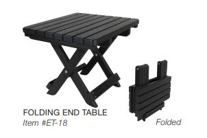 Siesta Folding End Table