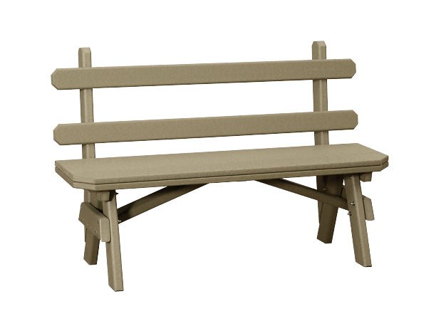 Garden Bench with Back 28